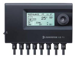 Euroster 12PN контролер настінний котла зі шнеком
