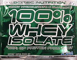 100% Whey Isolate Scitec Nutrition, 25 грамів (пробник)