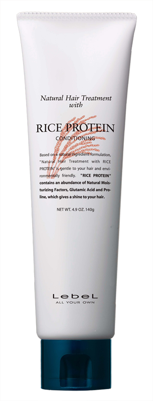 Rice Protein 140 мл. Органічна кондиціонувальна маска для пошкодженого волосся рисовим протеїном