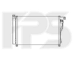 Радіатор кондиціонера HYUNDAI_ACCENT 06-10