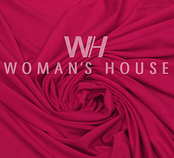 Трикотаж Віскоза стрейч однотон 180 см Туреччина 180 г/м2 Малиновий