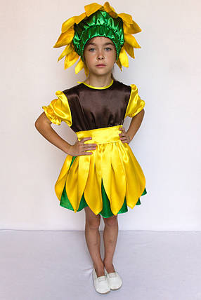Костюм «Соняшник №2 (дівчинка)» 3 предмета (105-120 см), фото 2