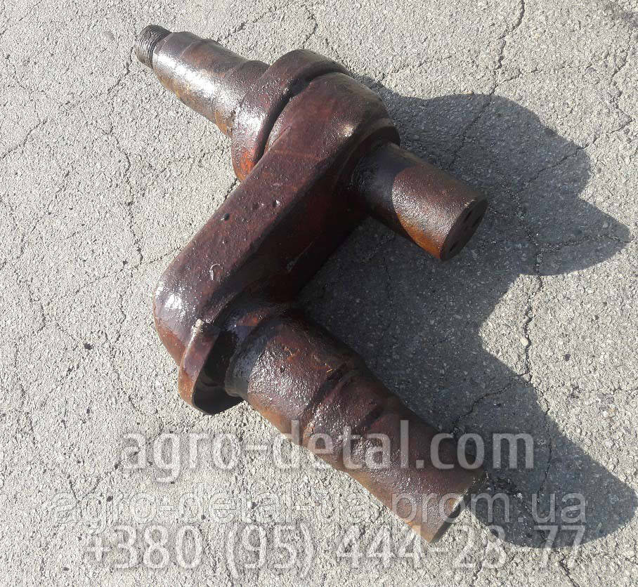 Вісь колінчастий Б77.32.040-01 направляючого колеса (болотоход),трактори ДТ-75,ДТ-75Н,ДТ-75М,ДТ-75МВ,ДТ-75НБ, фото 1