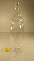 Пляшка ПЕТ пластикова харчова 2.0 л, прозора з кришкою (72 шт/уп)