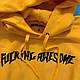 Толстовка Fucking Awesome • Жовта чоловіча і жіноча худі • Оригінальні бірки • Хайповий бренд, фото 3