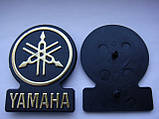 Шильдик, наклейка, логотипк 63 mm на сітку колонки Yamaha, фото 5