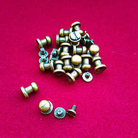 Гвинт кобурний антик 50 шт (10х8мм) для виробів зі шкіри