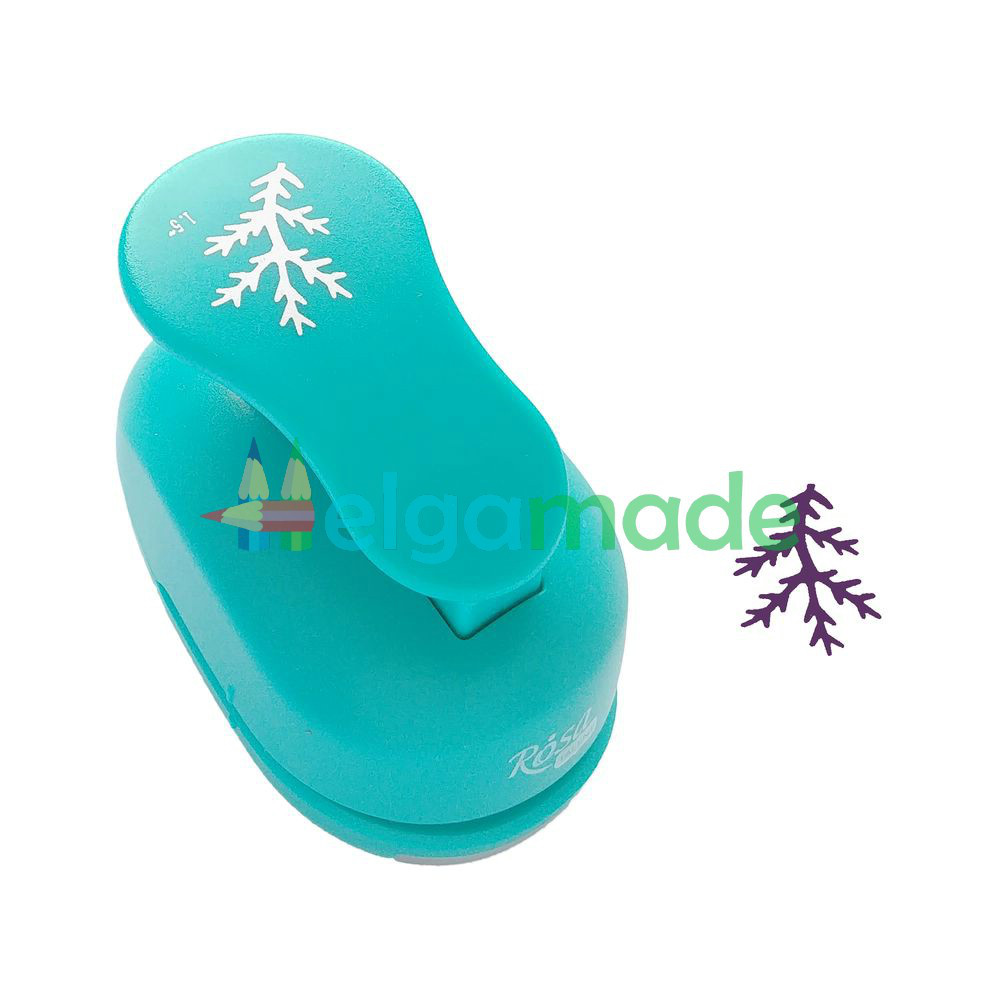 Фігурний дирокол 3,8 см ЛИСТИК 2, ROSA Talent, фото 1