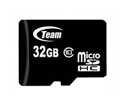 Картка пам'яті 32 GB microSD TEAM Class10 (TUSDH32GCL1003)