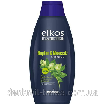 Чоловічий шампунь Інтенсивне Живлення волосся Еlkos Men Intense Shampoo 500 мл