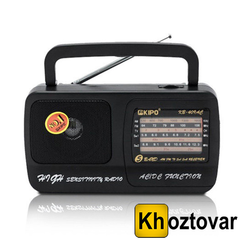 Радіоприймач переносний KIPO KB-409AC