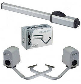 Автоматика і приводи для розпашних воріт FAAC