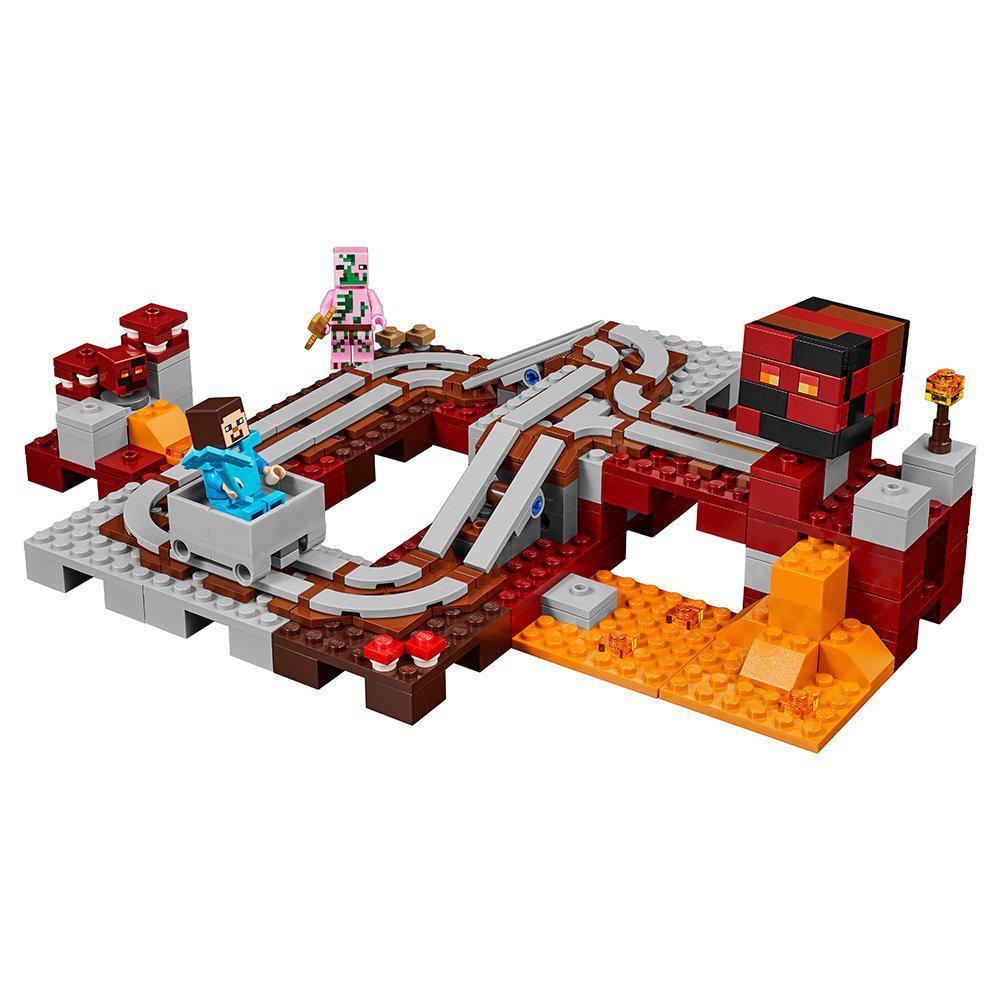 Lego minecraft 21130 sale the nether railway