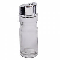 Ємність для солі чи перцю (8,5х3 см, скло, хромована сталь), арт. 14-31