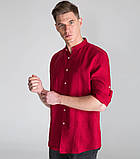 Сорочка лляна, колір на вибір.  , фото 7