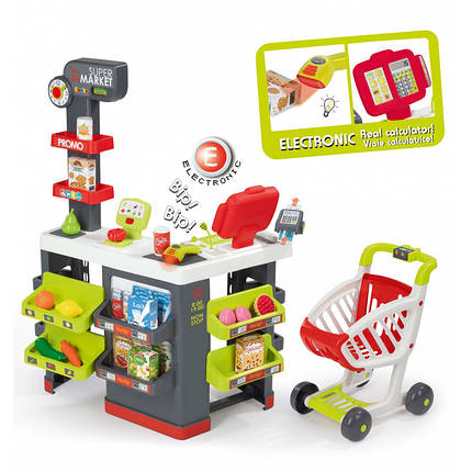 Дитячий ігровий супермаркет з електронною касою Smoby 350213, фото 2
