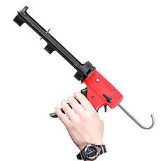 Пістолет для герметика, посилений пластик, 2 режими INTERTOOL HT-0028, фото 4