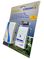 Дзвінок бездротовий Lemanso 230V LDB07 CE Blue