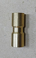 Соединитель 6х6 латунь трубки ПВХ (RIDER)