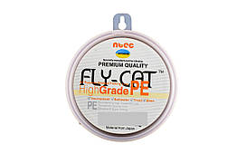 Шнур плетений Ntech Fly-Cat 0.08 мм. (Жовтогарячий)