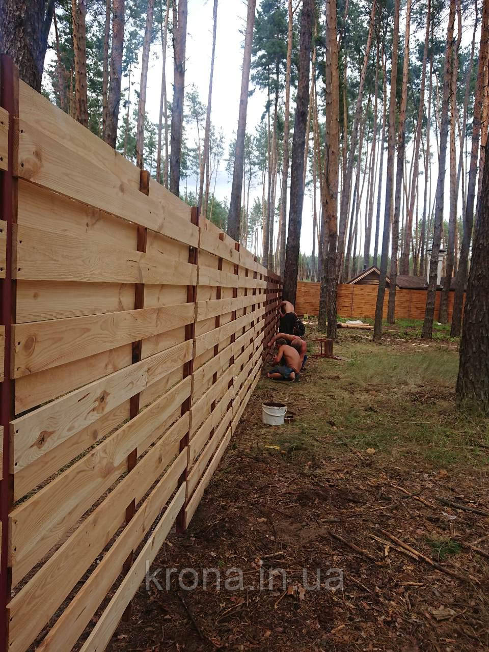 Будівництво дерев'яного паркана
