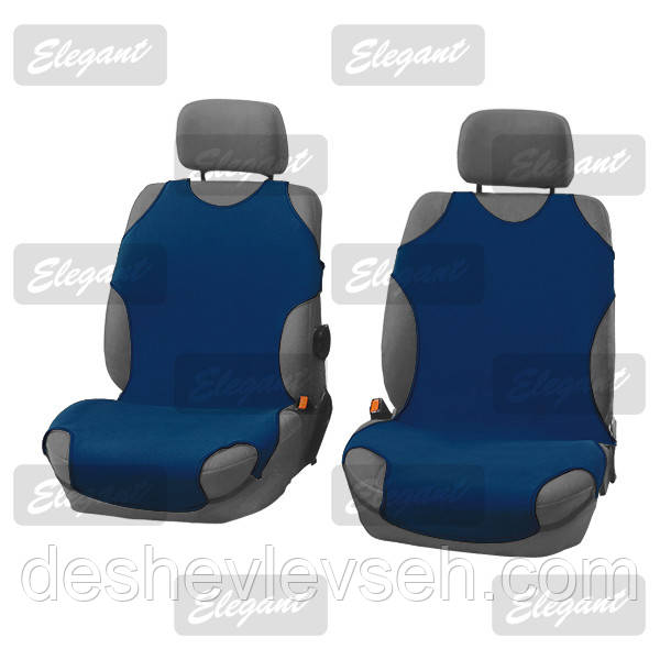 Чохли сидіння МАЙКИ Elegant перед. ТЕМНО-СИНІЙ (EL 105 249), (ELEGANT)