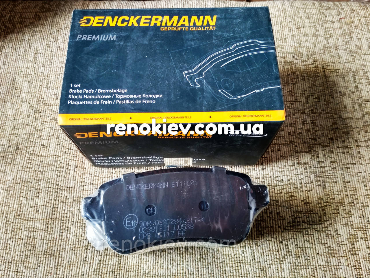 Гальмівні колодки задні дискові Renault Megan III