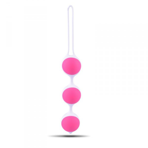 Vaginal Balls Bi-Balls Triple White