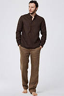 Мужские брюки из льна осень-весна, плотный лен. Великолепный Casual style для мужчин