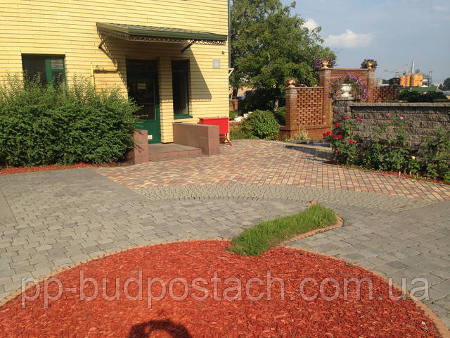 Тротуарная плитка Квадрат Антик (160х160) дорошка Тротуарная плитка Квадрат Антик (160х160) дорошка