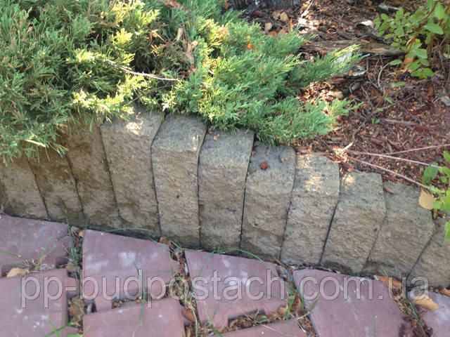 Тротуарная плитка Колотый столбик Золотой Мандарин Тротуарная плитка Колотый столбик Золотой Мандарин