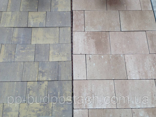 Тротуарная плитка Модерн генуя и Монолит розовая Тротуарная плитка Модерн генуя и Монолит розовая