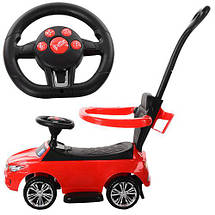 Толокар каталка BMW Bambi з батьківською ручкою та MP3, фото 3