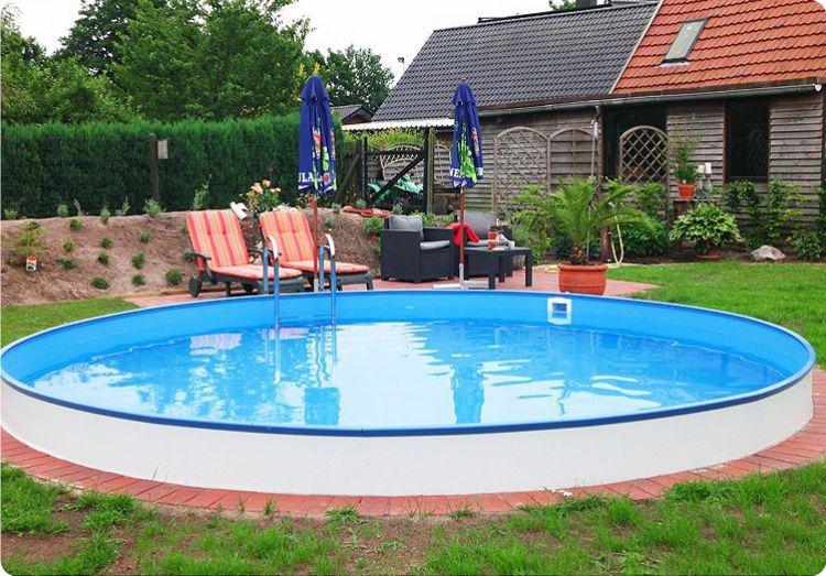 Німецький збірний басейн 3.5 x 1.2 м круглий морозостійкий Hobby Pool Milano (плівка 0.6 мм)
