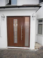Входные двери в дом Thermo65 Hormann, Golden Oak