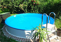 Немецкий сборный бассейн 8 x 1.2 м большой круглый морозостойкий Hobby Pool Milano (пленка 0.8 мм)