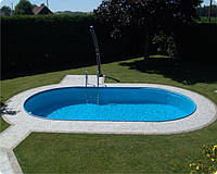 Немецкий сборный бассейн овальный 5.25 x 3.20 х 1.2 м Hobby Pool Toscana (пленка 0.6 мм)