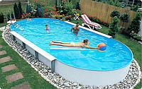 Сборный бассейн овальный Hobby Pool Toscana (525 х 320 х 150 см), толщина пленки 0,8 мм