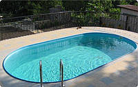 Немецкий сборный большой бассейн 7 x 3.50 х 1.2 м овальный Hobby Pool Toscana (пленка 0.8 мм)