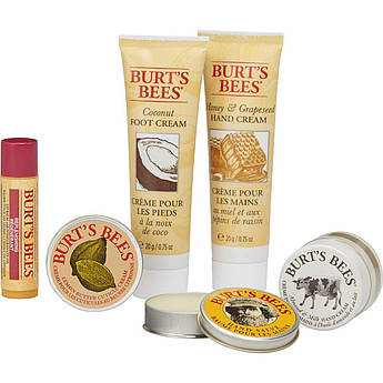 Подарунковий набір натуральної косметики для догляду за обличчям і тілом Burt's Bees Tips and Toes Kit