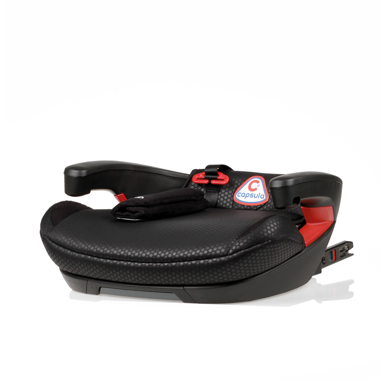 Дитяче автокрісло-бустер Isofix 6-12 років JR5Х Pantera Black (III група 22-36 кг) ТМ Capsula Чорний 773110