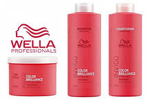 Набір великий Wella Invigo Color Brilliance (шампунь 1000 мл, кондиціонер 1000 мл, маска 500 мл)