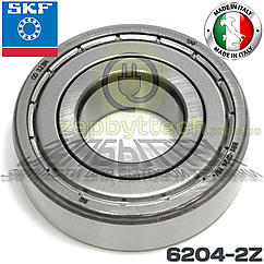 Підшипник 6204 - 2Z SKF 20x47x14 для пральної машини (Італія)