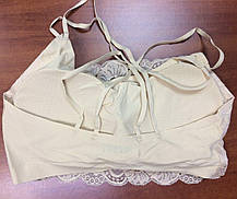 Майка топ мереживо білий чорний бежевий, фото 4