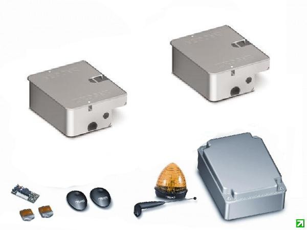 Автоматика для двостулкових воріт Roger R21/353 SET підземний двигун, фото 1