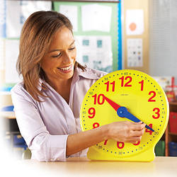 Великі навчальні годинники Learning Resources