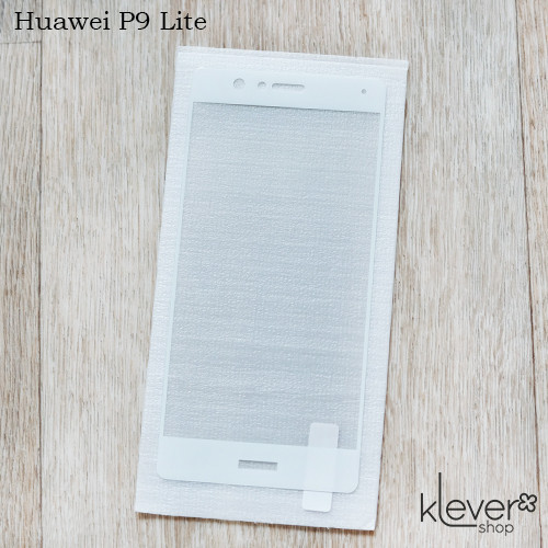 Захисне скло 2,5D для Huawei P9 Lite (white silk)