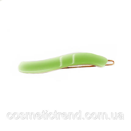Шпилька з заскочкою Хвиля салатова (лакова), фото 1