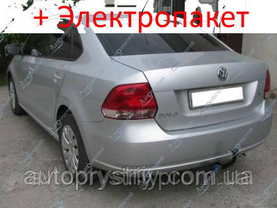 Фаркоп - Volkswagen Polo Седан (2010-2017) з'ємний на 2 болтах