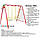 Гойдалка для двох дітей (гойдалка +баскетбольне кільце + прасувальна сітка +дартс) 702/k, фото 10